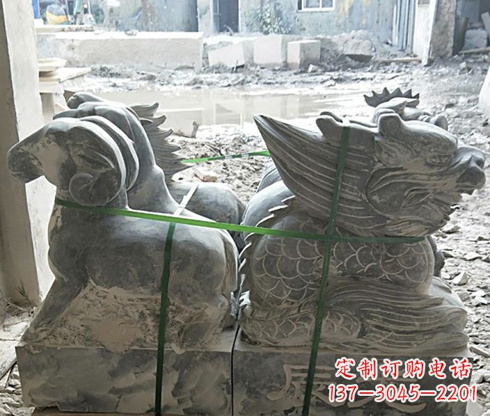 大同12生肖动物石雕