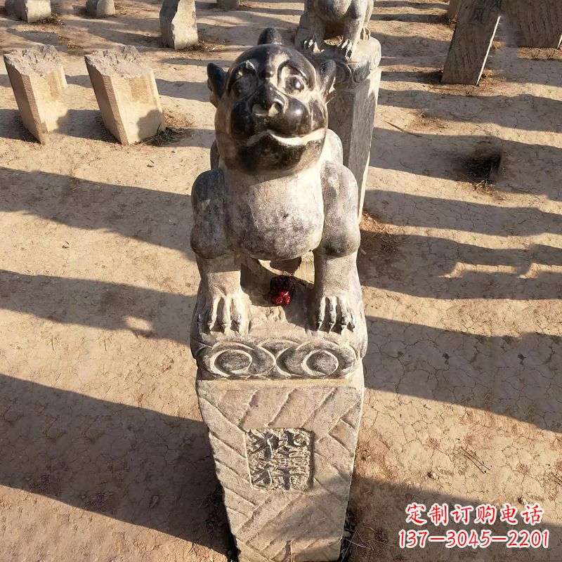 大同青石狴犴拴马桩