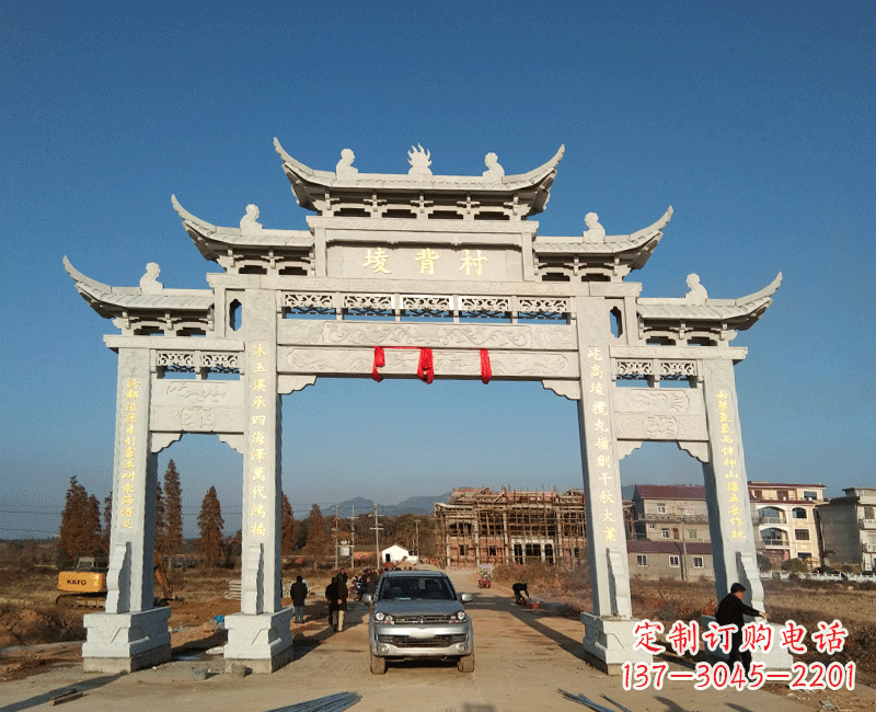大同全国著名景点石雕牌坊