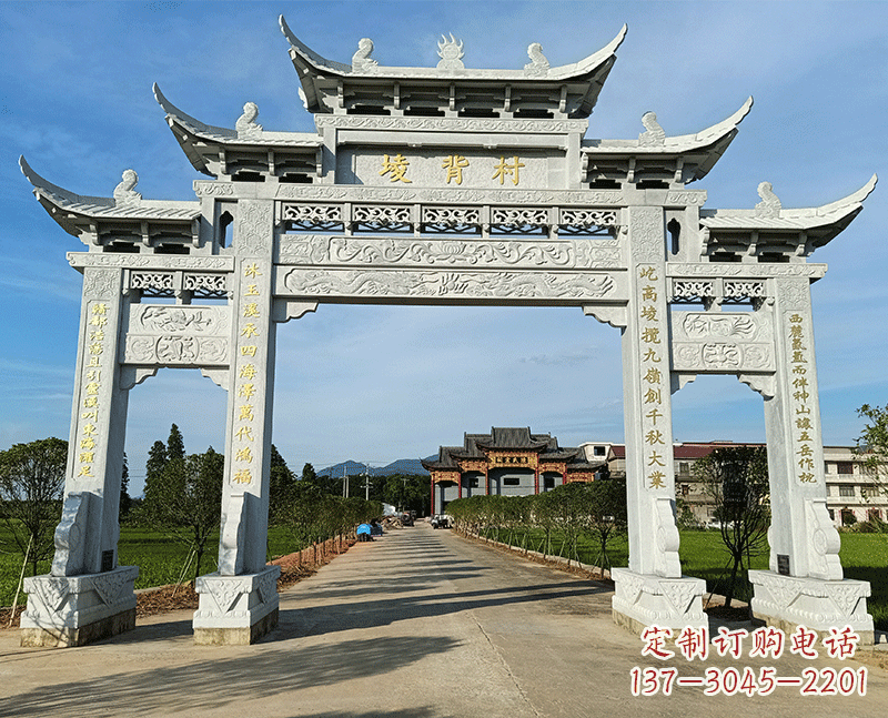 大同石雕牌坊传承文化与艺术的完美结合