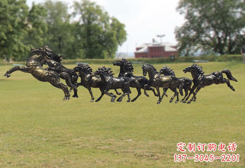 大同马群铜雕经典珍藏