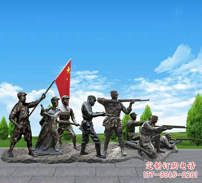 大同“战士精神”铜雕