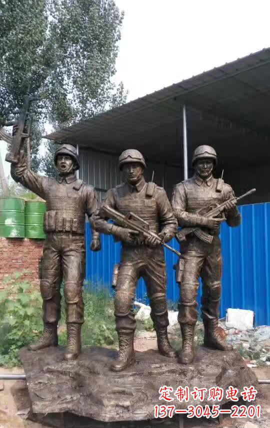 大同战士铜雕——让英雄永存