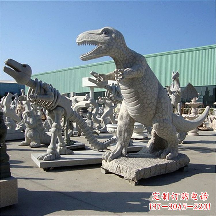 大同霸王龙石雕塑