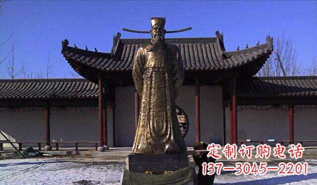 大同包拯古代名人铜雕