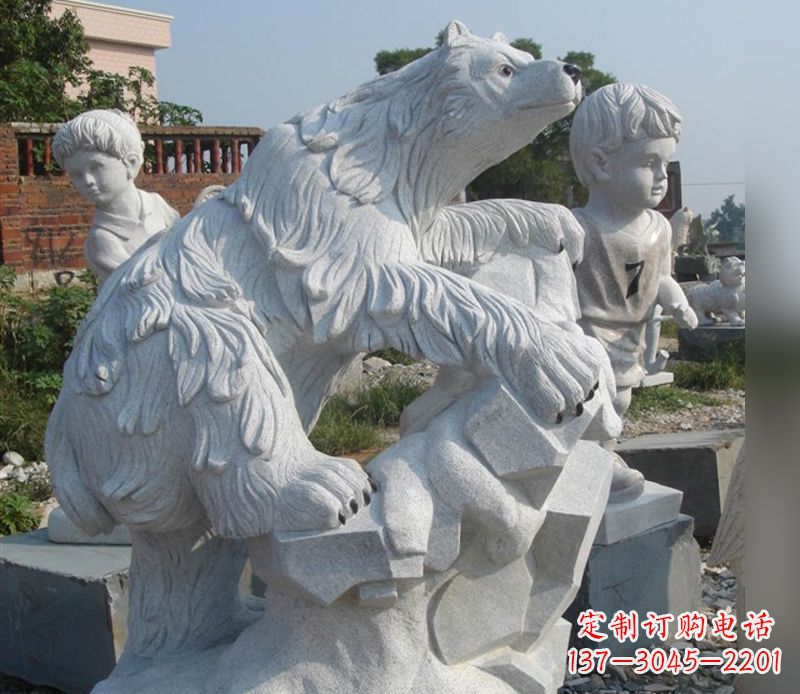 大同北极熊石雕
