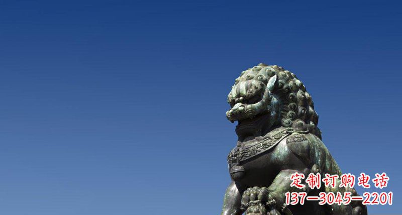 大同北京青铜狮子雕塑 (2)