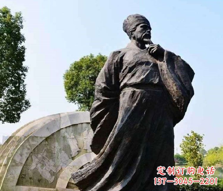 大同北宋思想家王安石铜雕