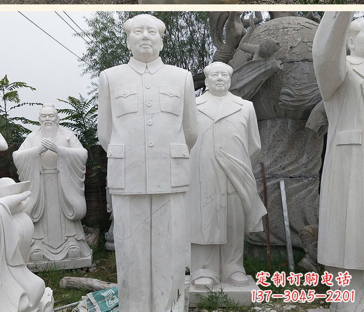 大同新一代中国政治精神的象征——“背手的毛主席”石雕