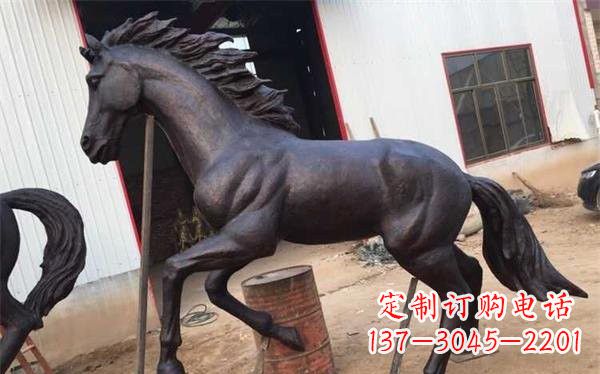大同奔马铜雕222