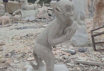 大同新猴子雕像，传承古老传说