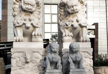 大同石狮子雕塑——守护家园的看门神
