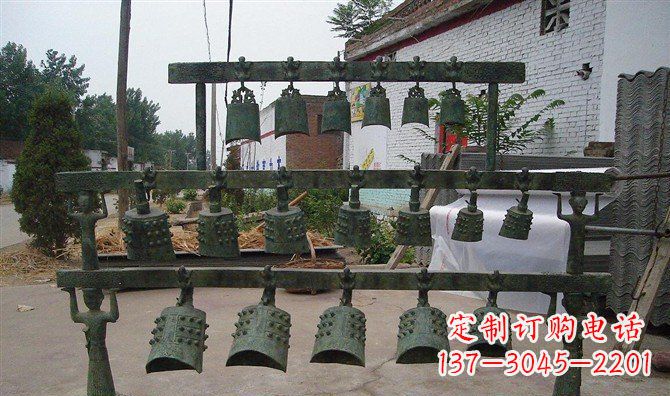 大同编钟仿古铜雕