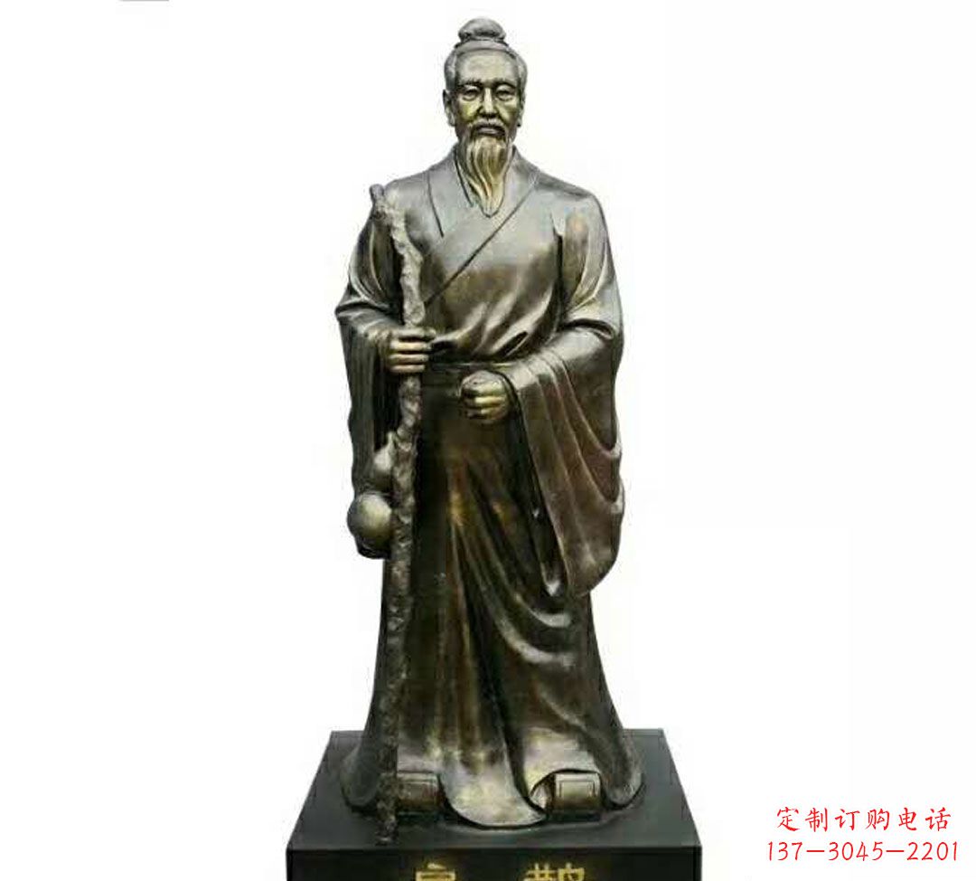 大同扁鹊神医铜雕