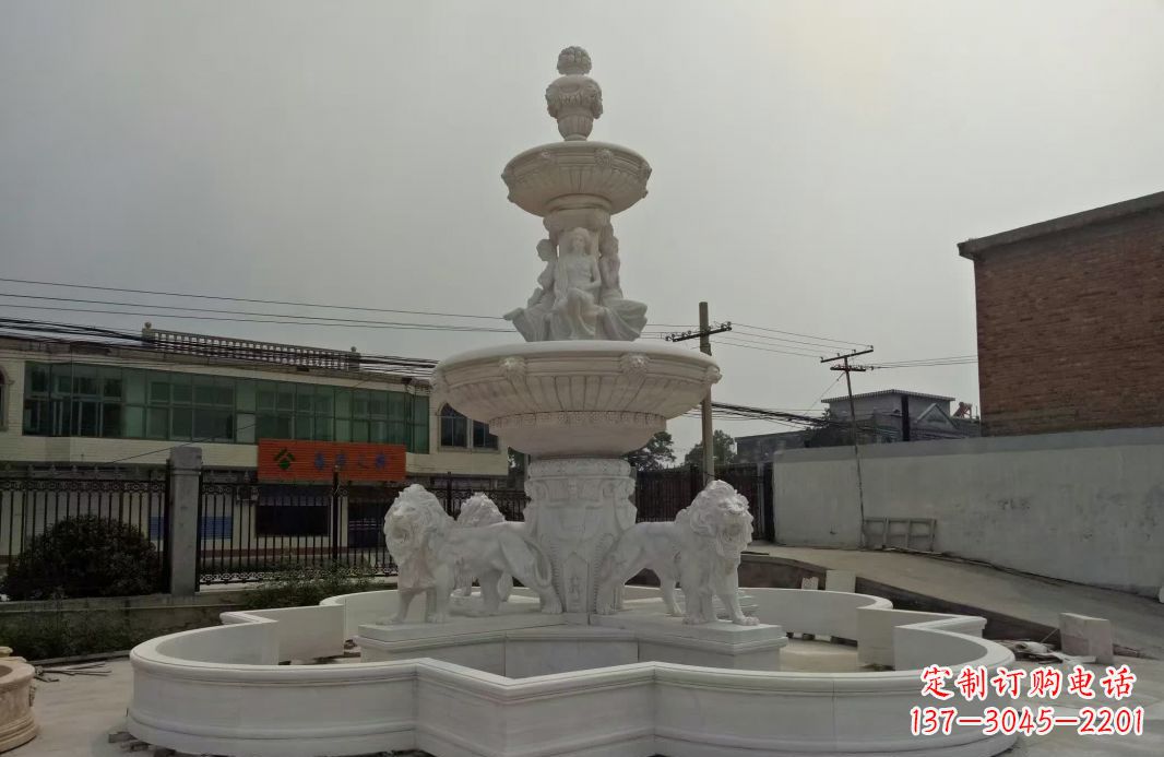 大同别墅大型欧式喷泉石雕