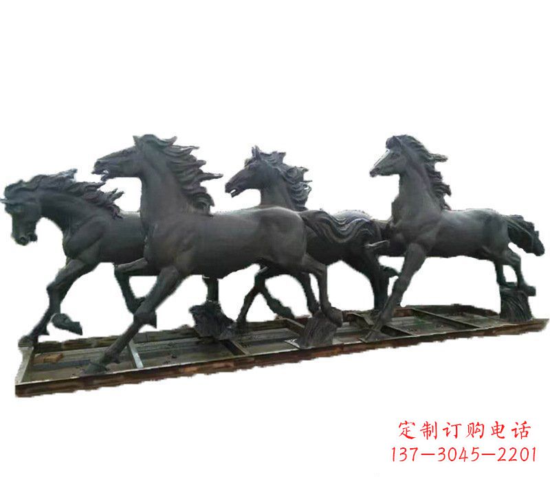 大同别墅景观动物马铜雕塑 (2)