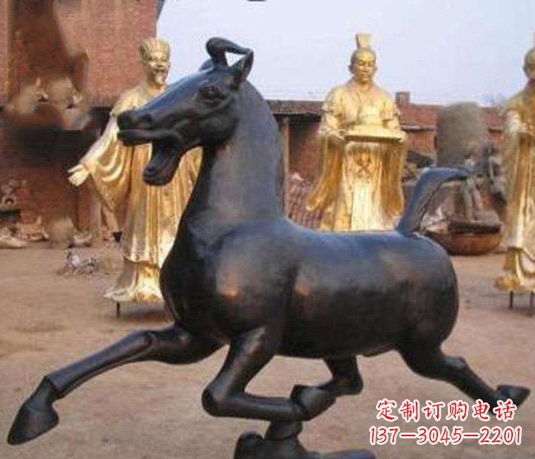 大同别墅景观动物马铜雕塑_1