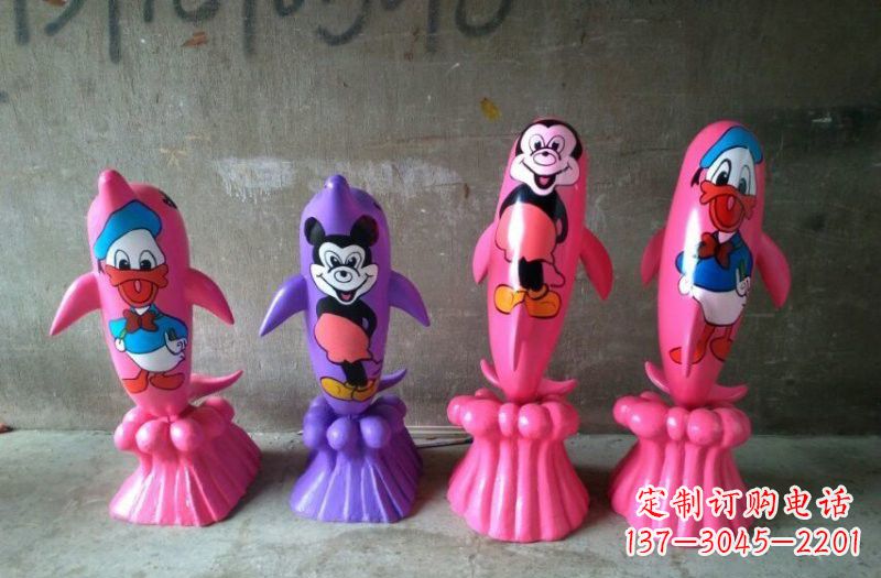 大同玻璃钢海豚雕塑把海洋之美带到你家