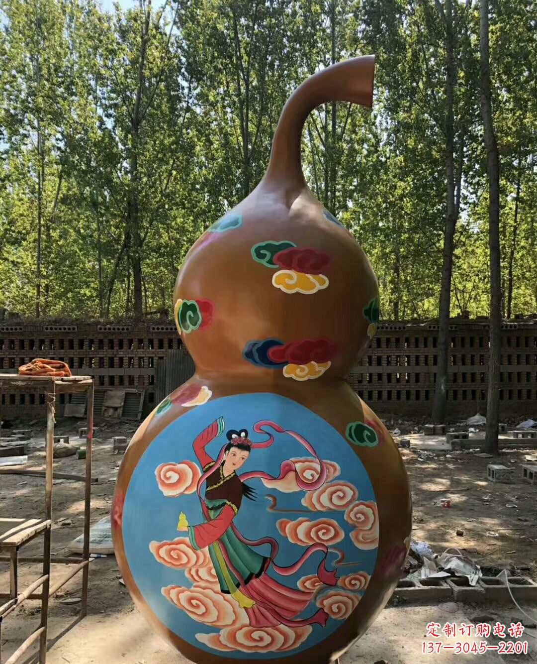 大同新颖玻璃钢葫芦雕塑
