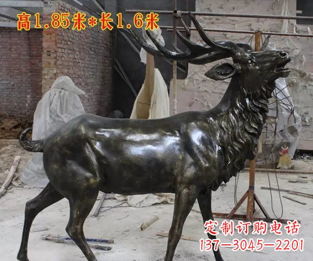 大同玻璃钢仿铜动物雕塑