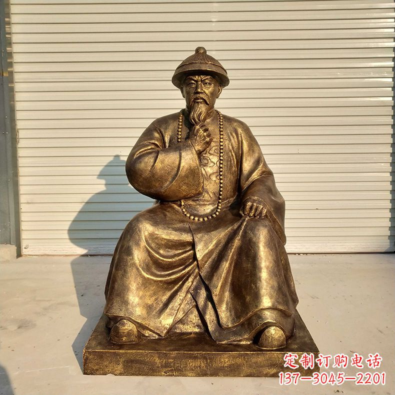 大同林则徐——玻璃钢仿铜雕像