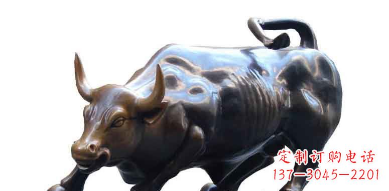 大同玻璃钢仿铜牛公园动物雕塑雕刻艺术的精美绝伦