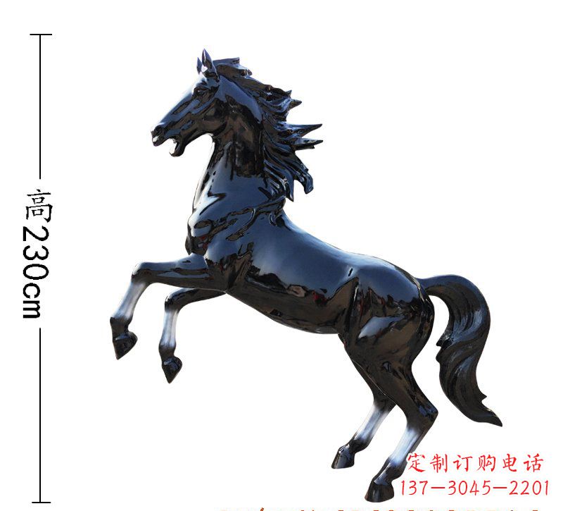 大同玻璃钢马雕塑精美外形、经久耐用