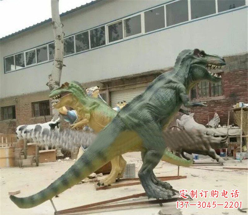 大同玻璃钢仿真恐龙公园动物雕塑