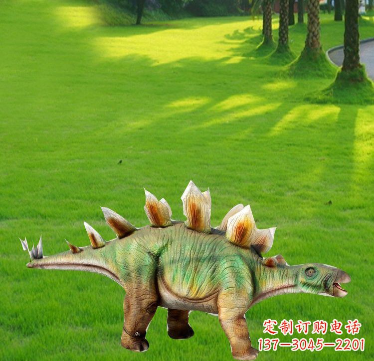 大同玻璃钢棘背龙仿真恐龙雕塑