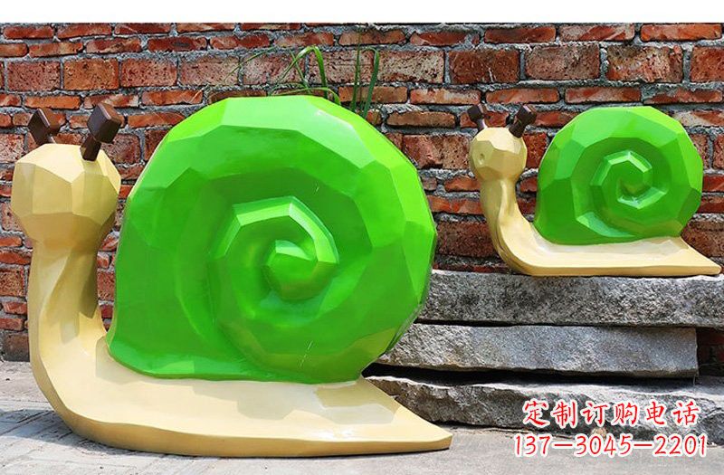 大同玻璃钢蜗牛雕塑——浪漫又充满灵感