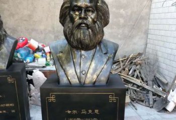 大同玻璃钢铸就的马克思雕塑