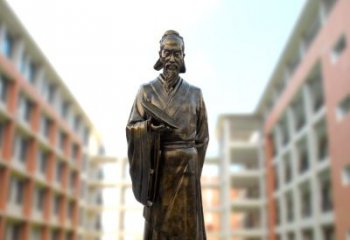 大同祖冲之雕像——传承校园历史的象征