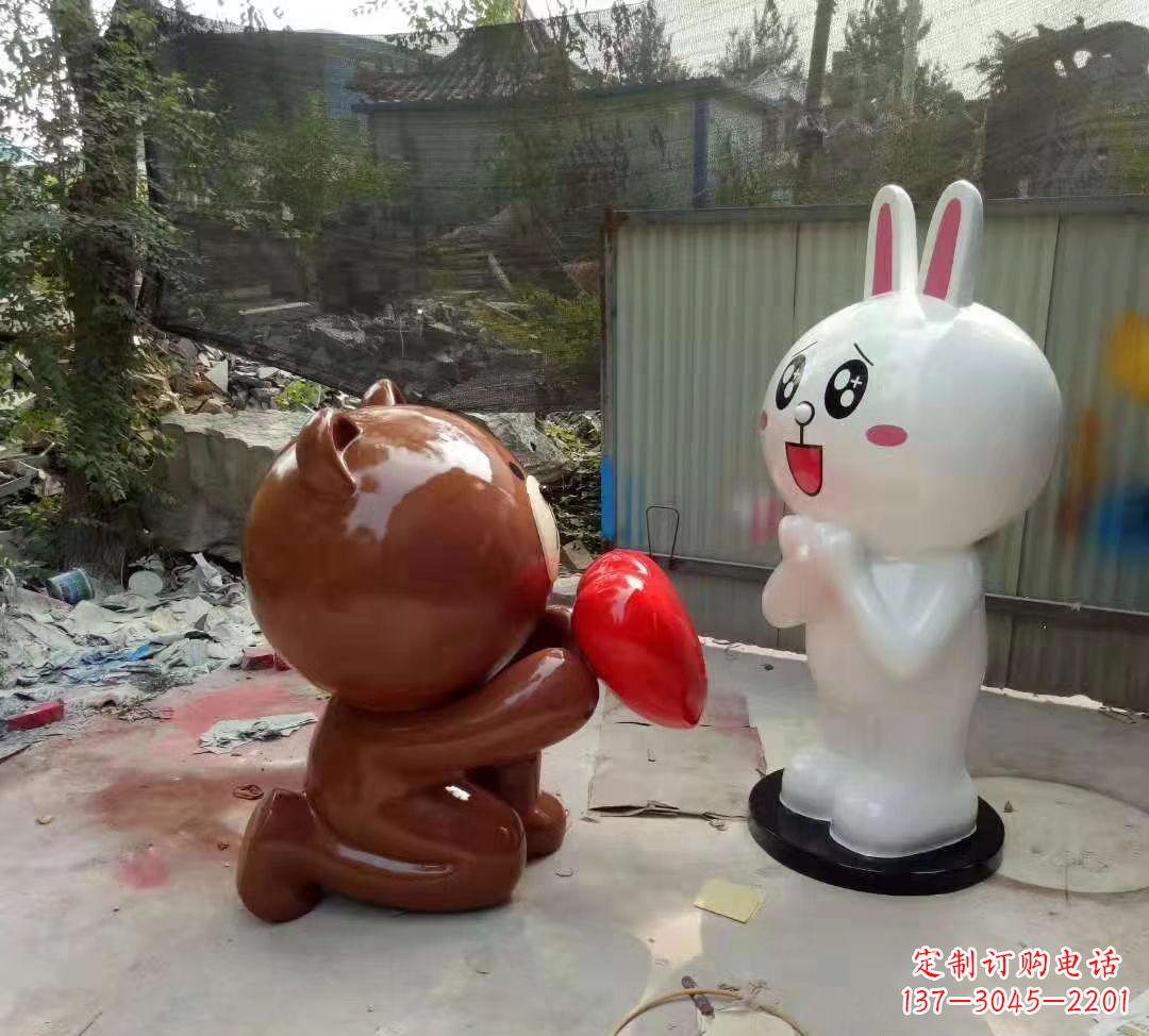 大同玻璃钢卡通熊猫雕塑精美的动物雕塑