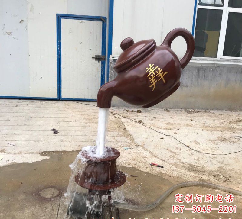大同玻璃钢茶壶雕塑——精致细腻的艺术品