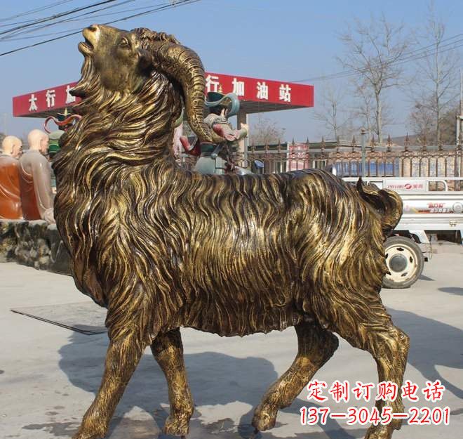 大同玻璃钢山羊雕塑——让艺术之美绽放