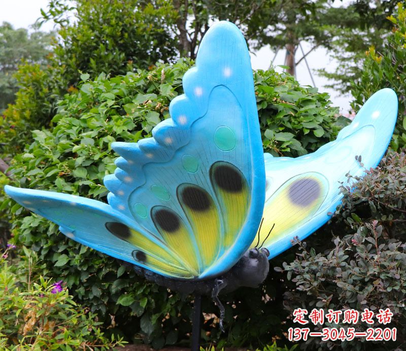大同玻璃钢树脂仿真蝴蝶雕塑