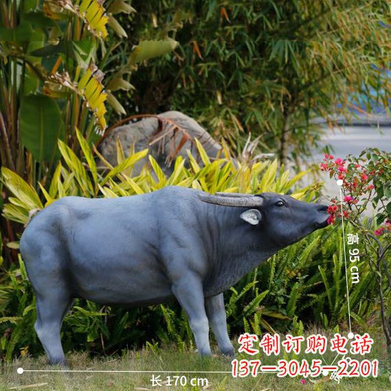 大同玻璃钢水牛雕塑——象征力量的艺术作品