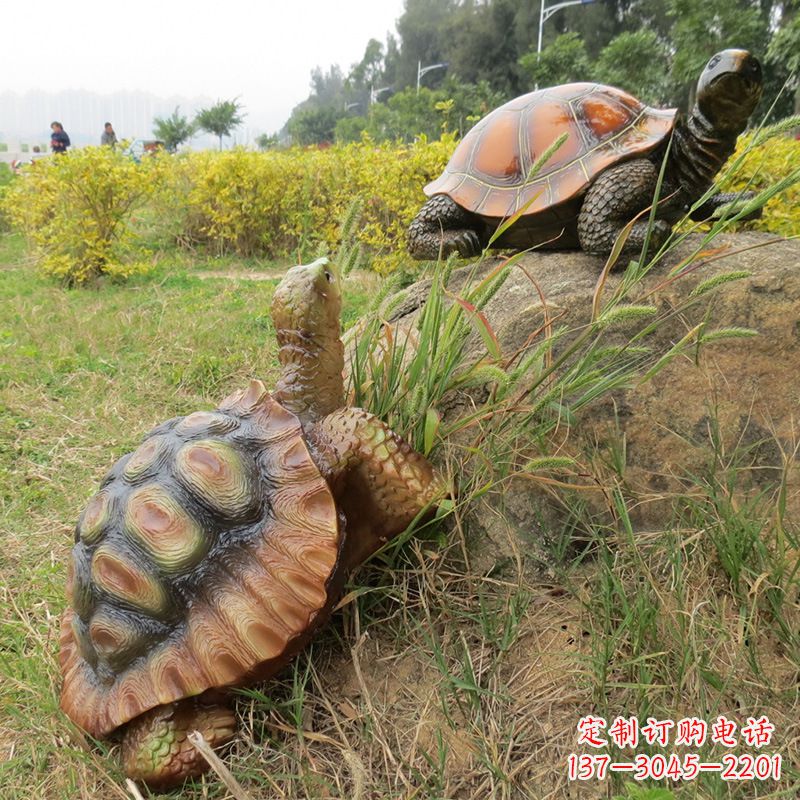 大同玻璃钢乌龟雕塑别致而古朴