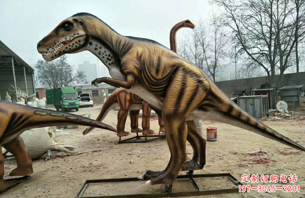 大同玻璃钢艺术仿真恐龙雕塑