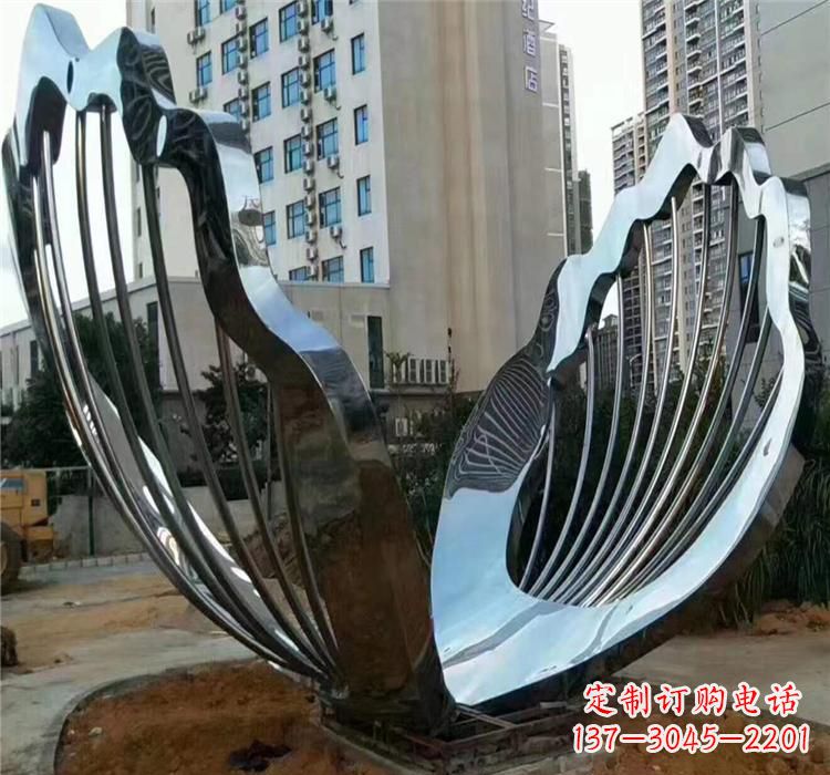 大同不锈钢贝壳景观雕塑