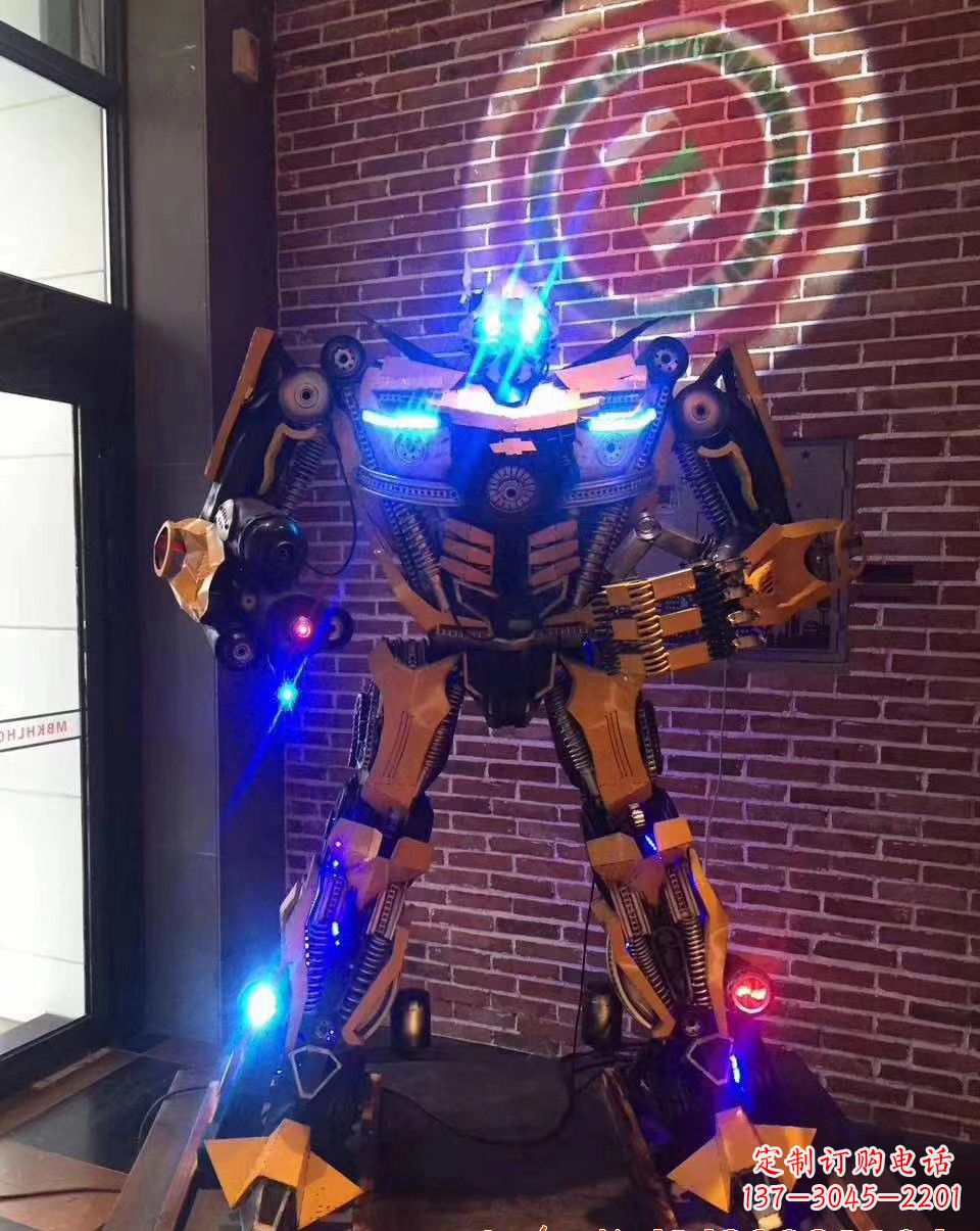 大同不锈钢变形金刚雕塑经典改造
