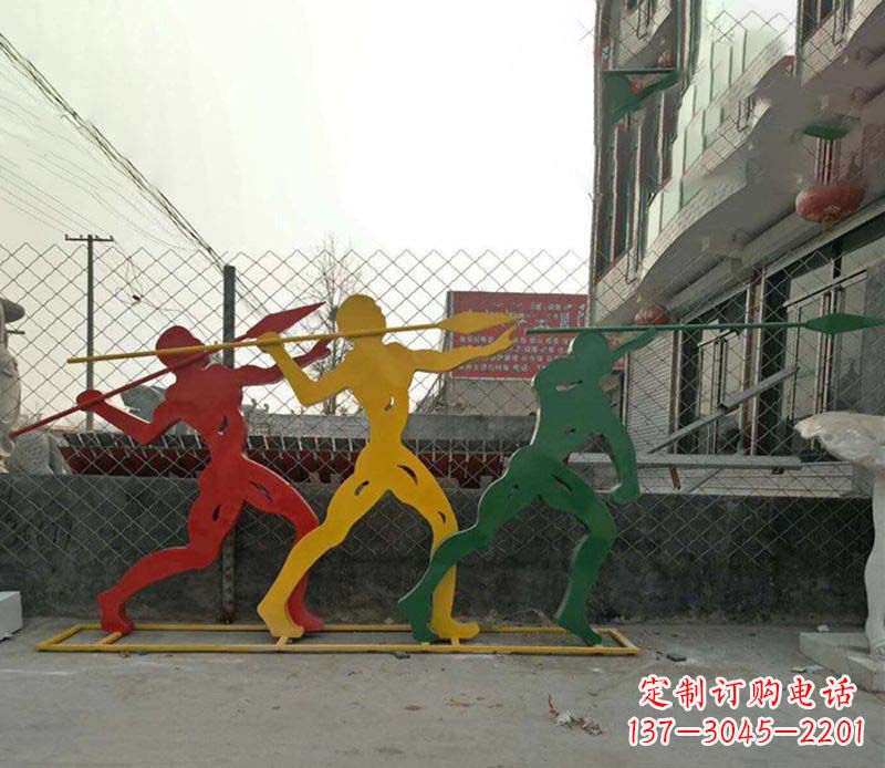 大同不锈钢标枪雕塑一种新兴的艺术形式
