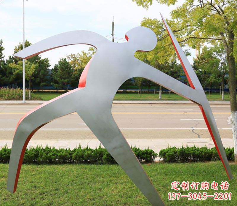 大同不锈钢标枪雕塑精美的艺术品