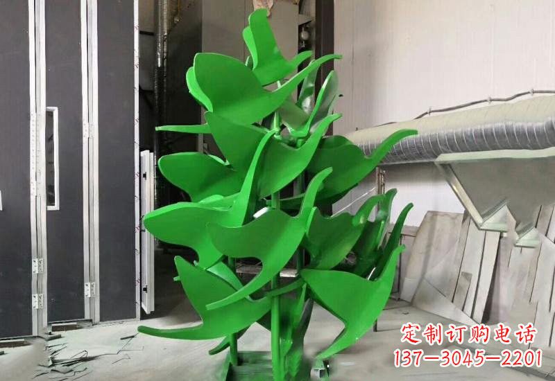 大同优雅美观的不锈钢彩色大雁雕塑