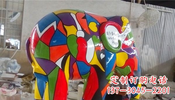 大同不锈钢大象雕塑点缀景观的精美艺术品