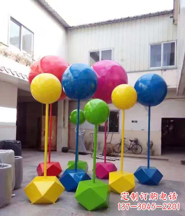 大同不锈钢彩色气球雕塑