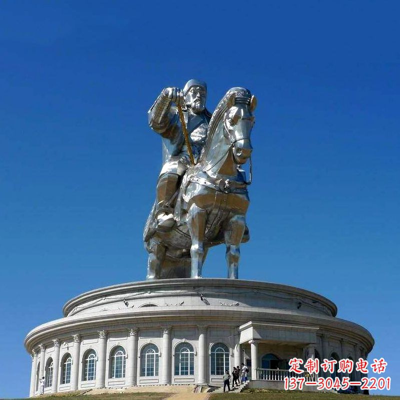 大同不锈钢成吉思汗雕塑——一座引人入胜的大型雕塑