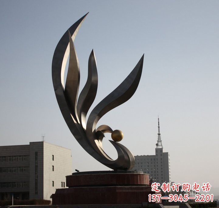 大同不锈钢凤凰雕塑传承凤凰文化的艺术精品