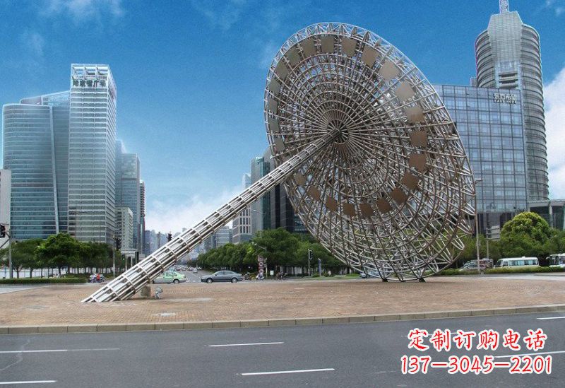 大同不锈钢城市日晷雕塑——缔造城市新景观