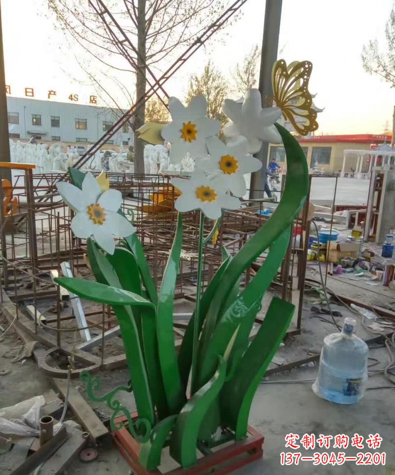 大同不锈钢城市紫荆花雕塑